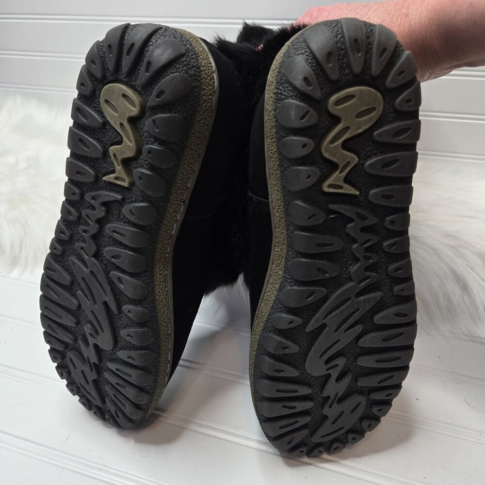 Wanderlust Women's Nika Black Fur Knee-High Boots Shoes 8 Wide W 1077498-9 New - Picture 13 of 16